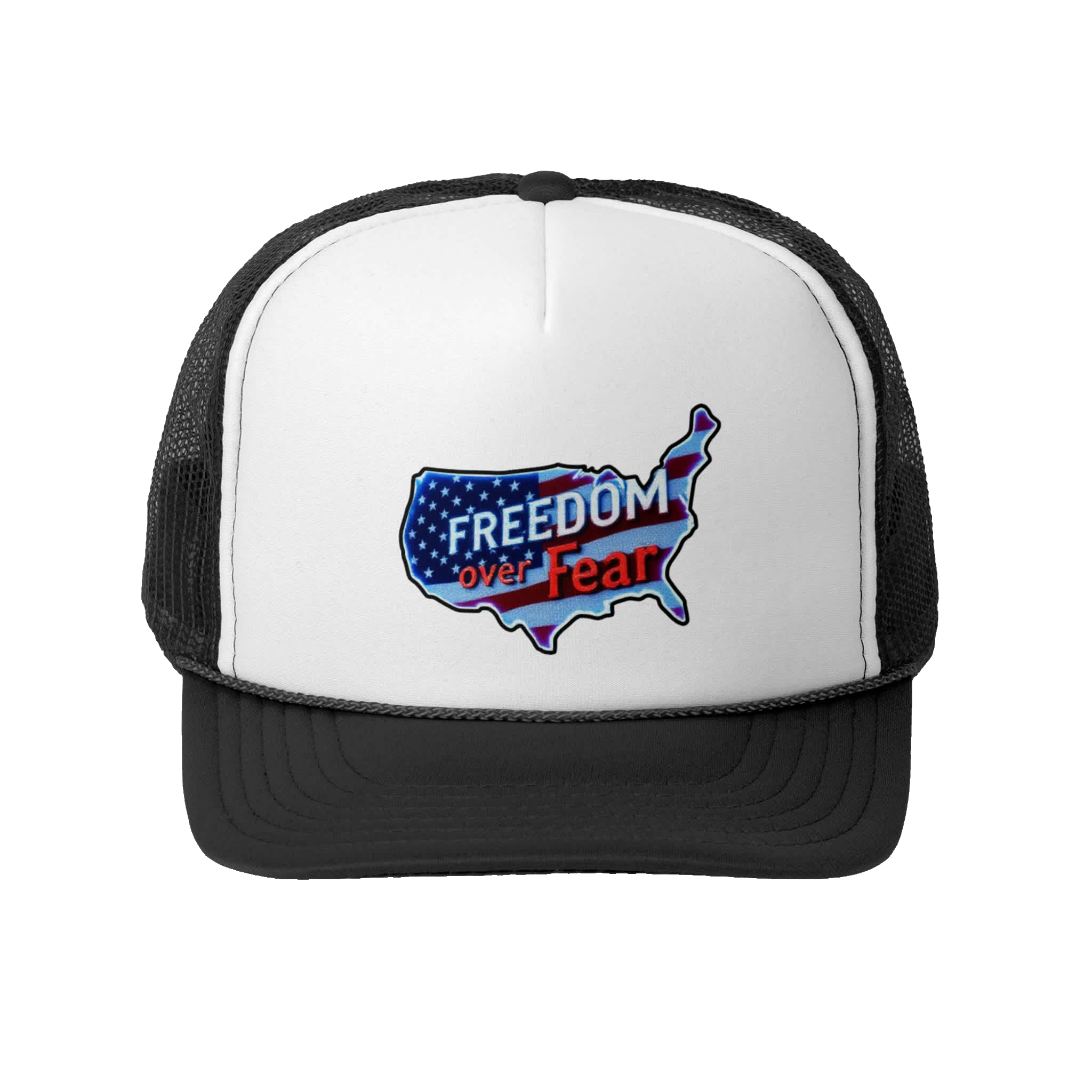 FREEDOM OVER FEAR: Trucker Hat J10
