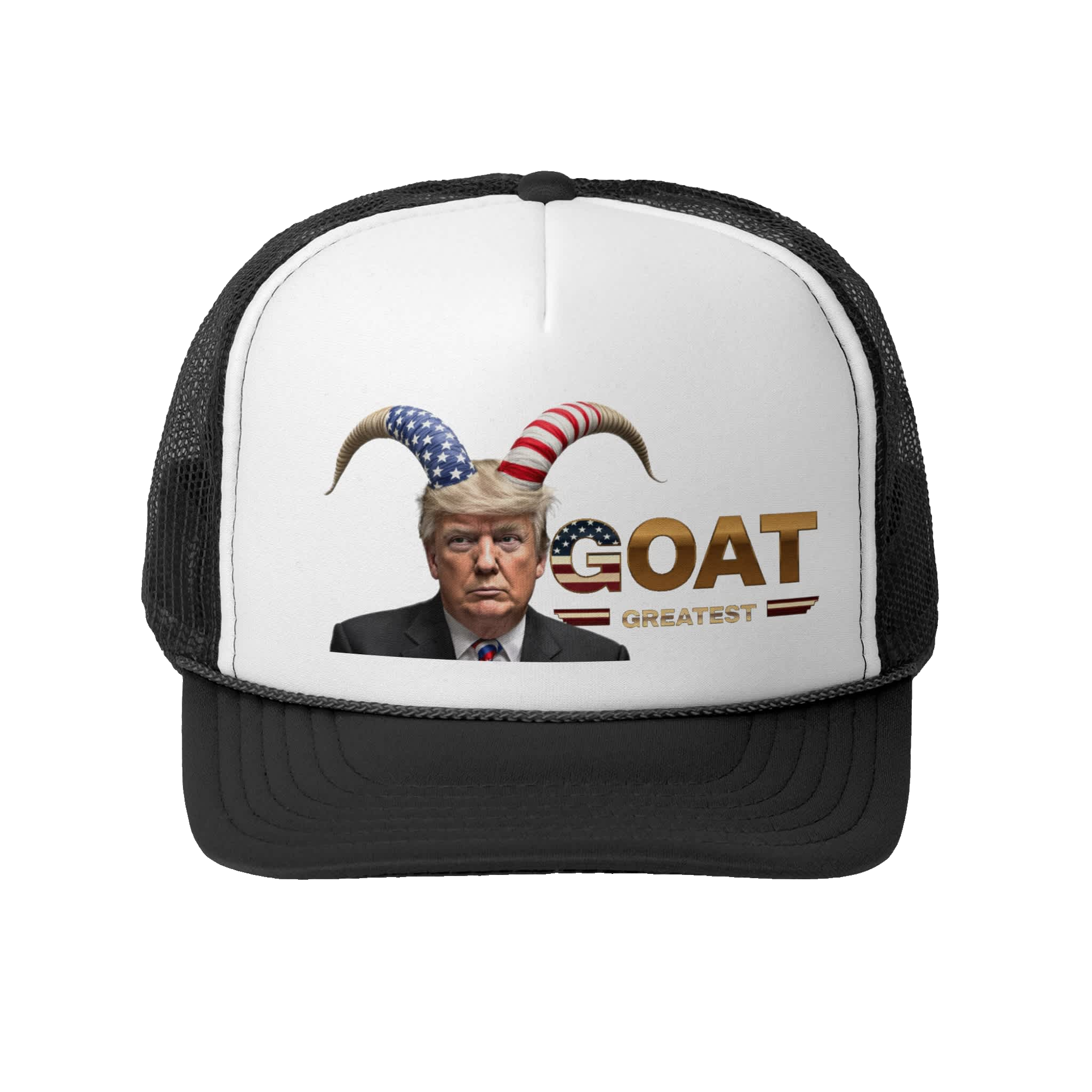 TRUMP GOAT: Trucker Hat E5