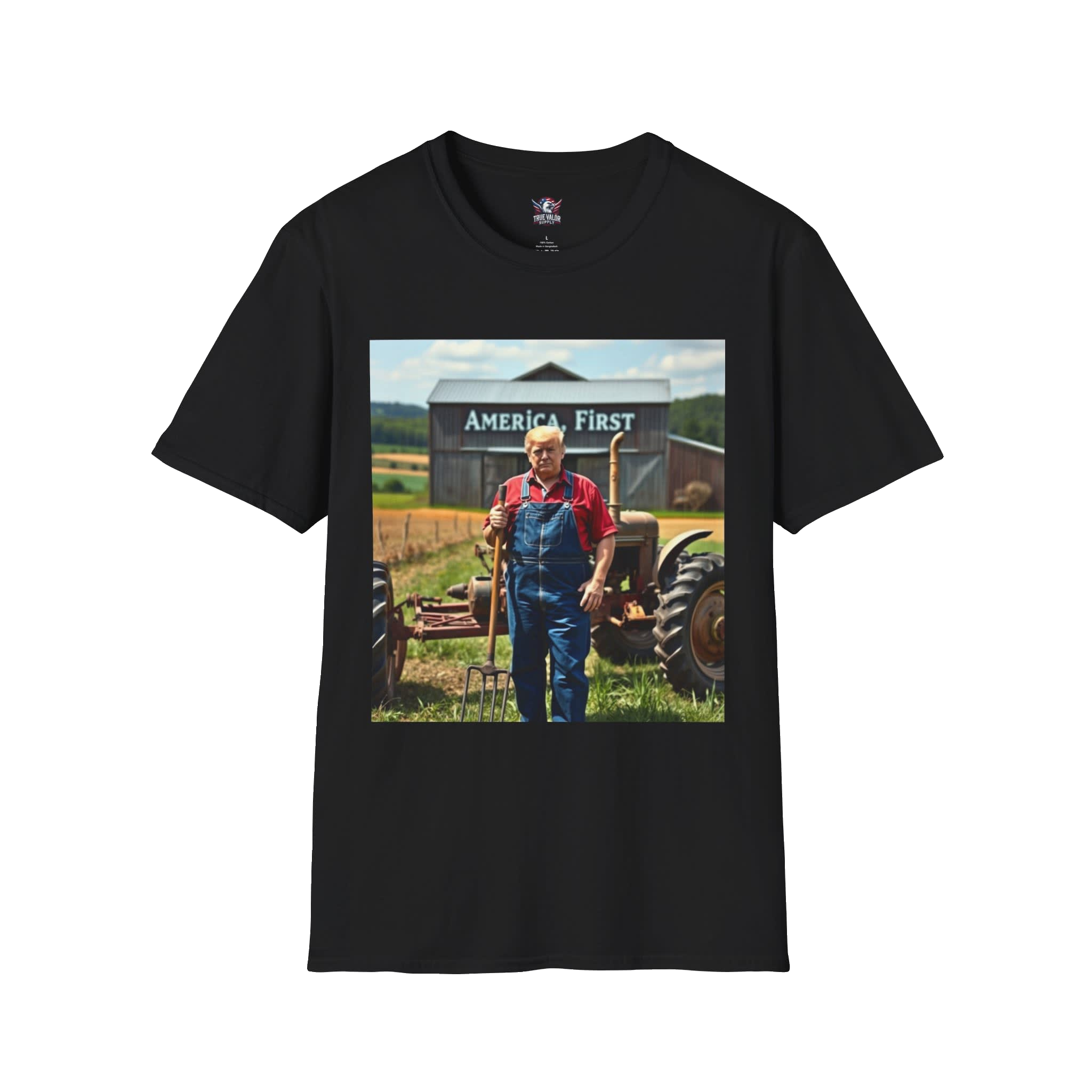 AMERICA FIRST : Farmer Trump Men's Tee A1