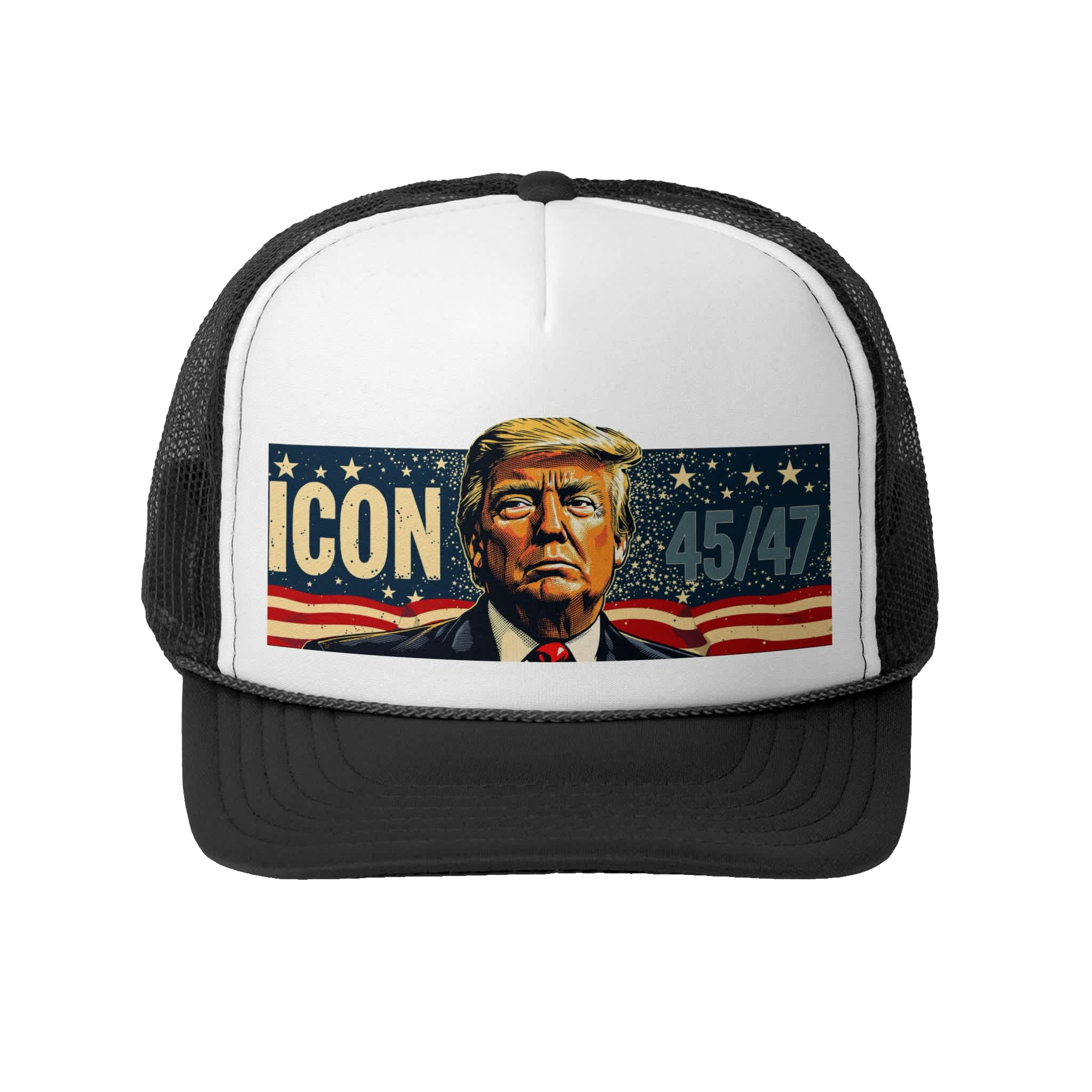 TRUMP ICON 45/47: Trucker Hat F6