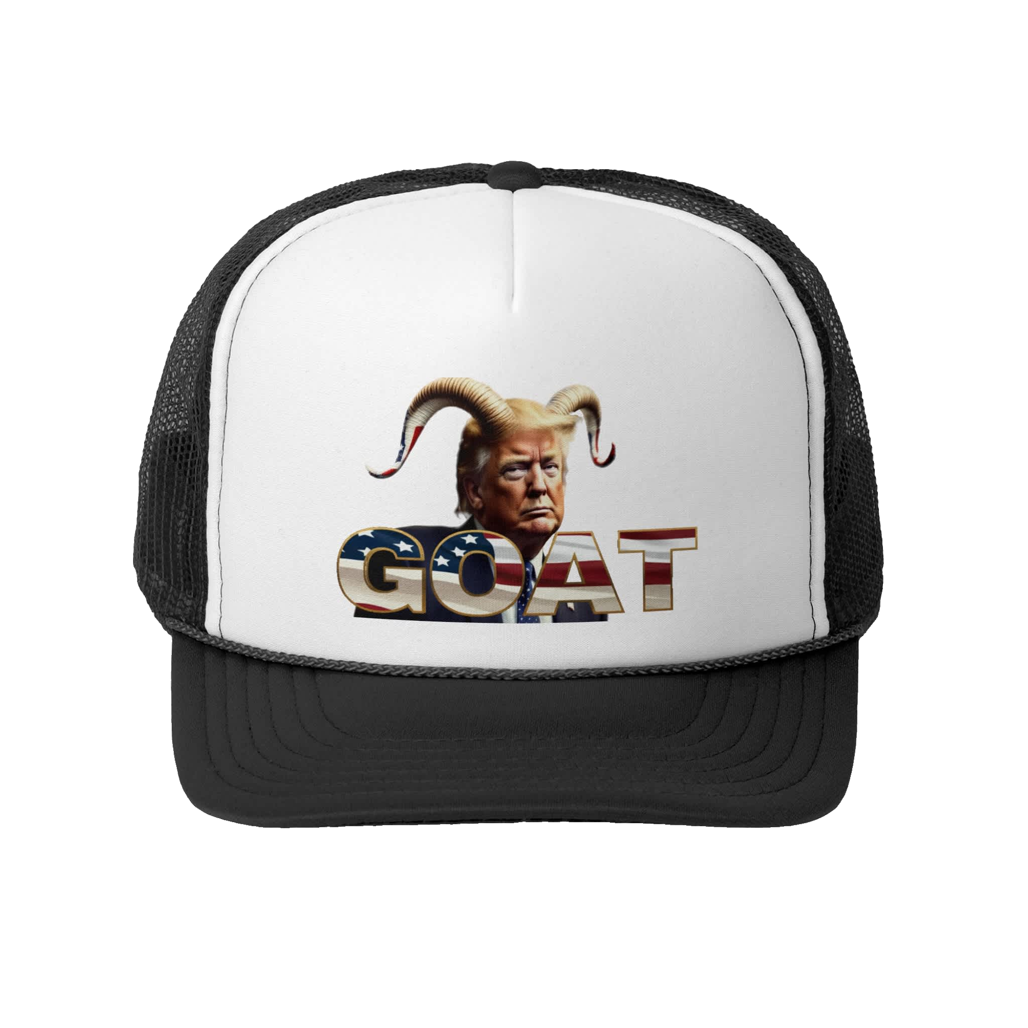 TRUMP GOAT: Trucker Hat A1