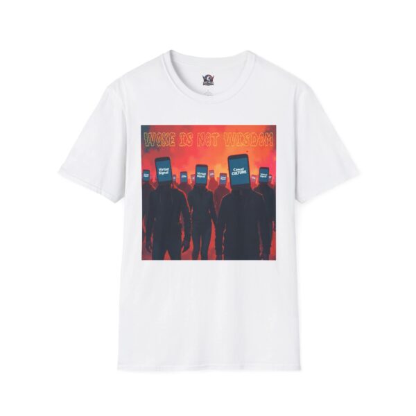 WOKE ISN'T WISDOM :  Woke Mob Men's Tee B2