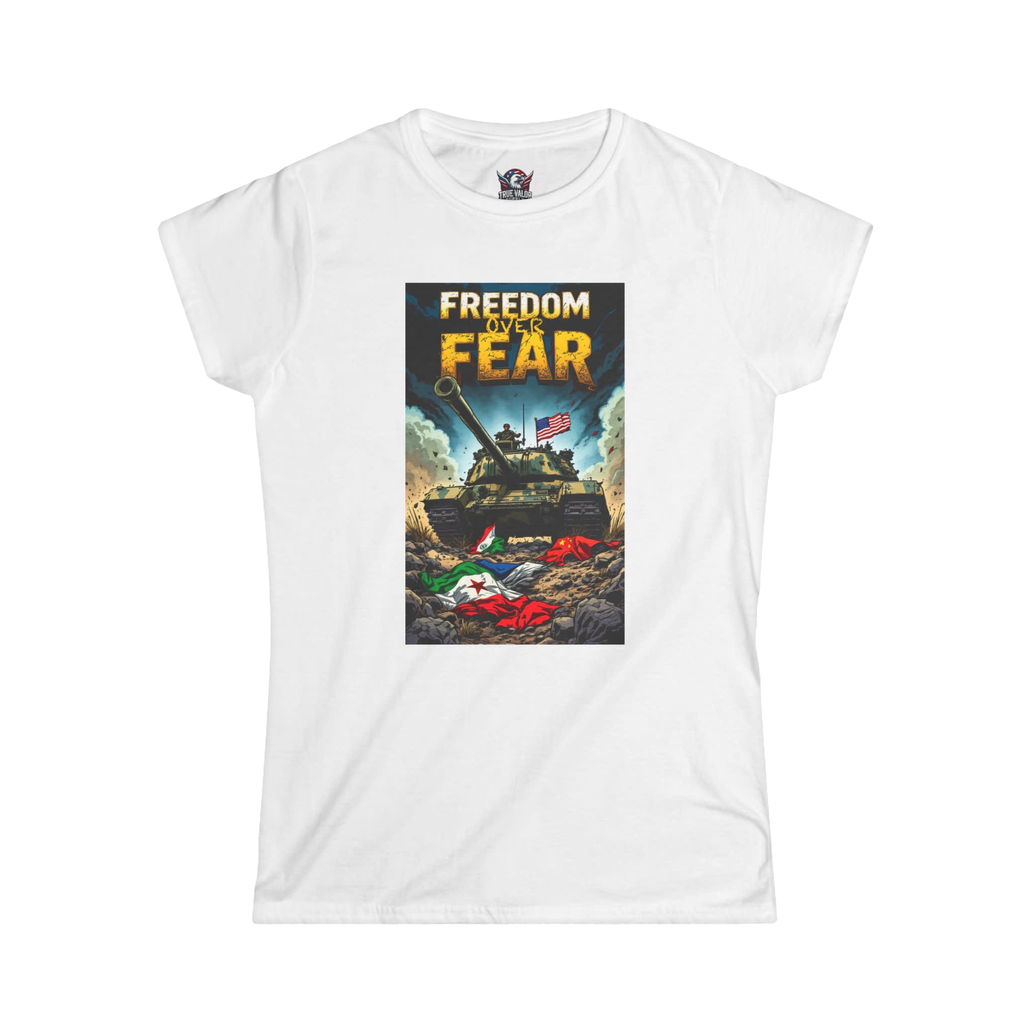 FREEDOM OVER FEAR : Tank Women's Tee G7