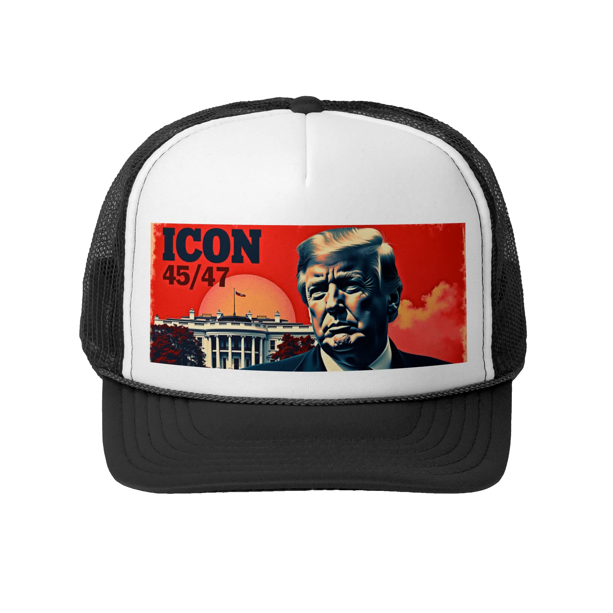 TRUMP ICON 45/47: Trucker Hat E5
