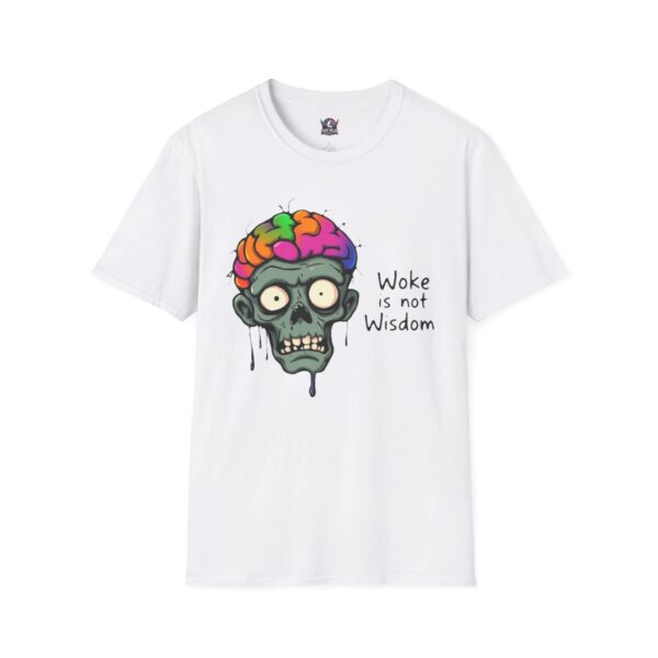 WOKE ISN'T WISDOM :  Zombie Brain Men's Tee B2