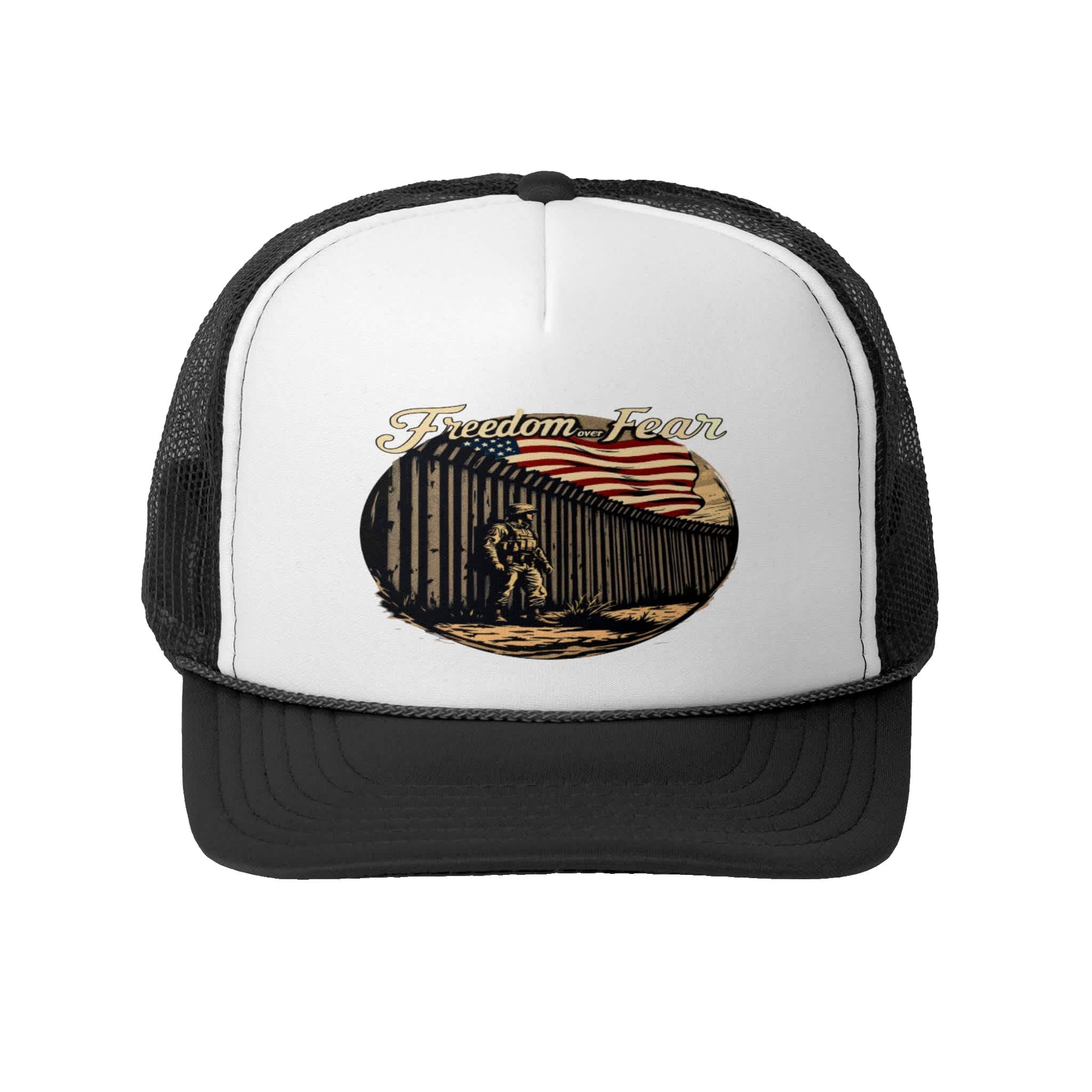 FREEDOM OVER FEAR: Trucker Hat E5