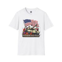 FREEDOM OVER FEAR : Tank Men's Tee C3 - Image 2