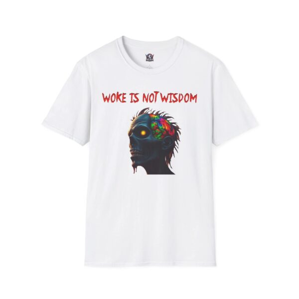 WOKE ISN'T WISDOM :  Zombie Brain Men's Tee H8