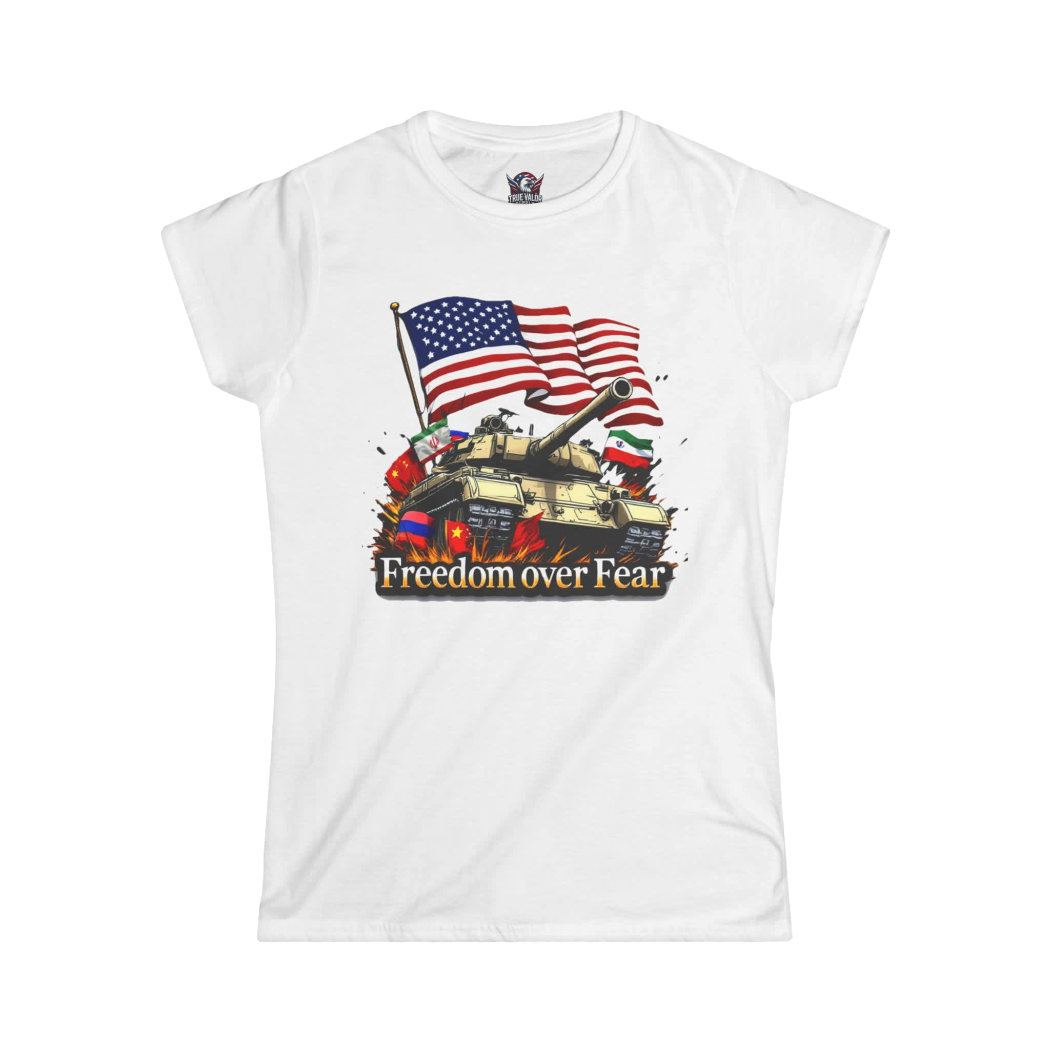 FREEDOM OVER FEAR : Tank Women's Tee C3