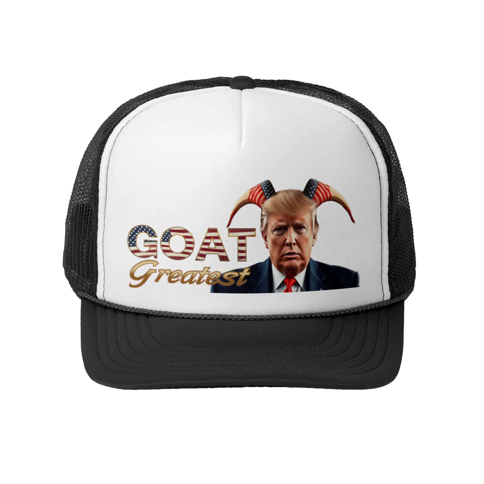 TRUMP GOAT: Trucker Hat F6