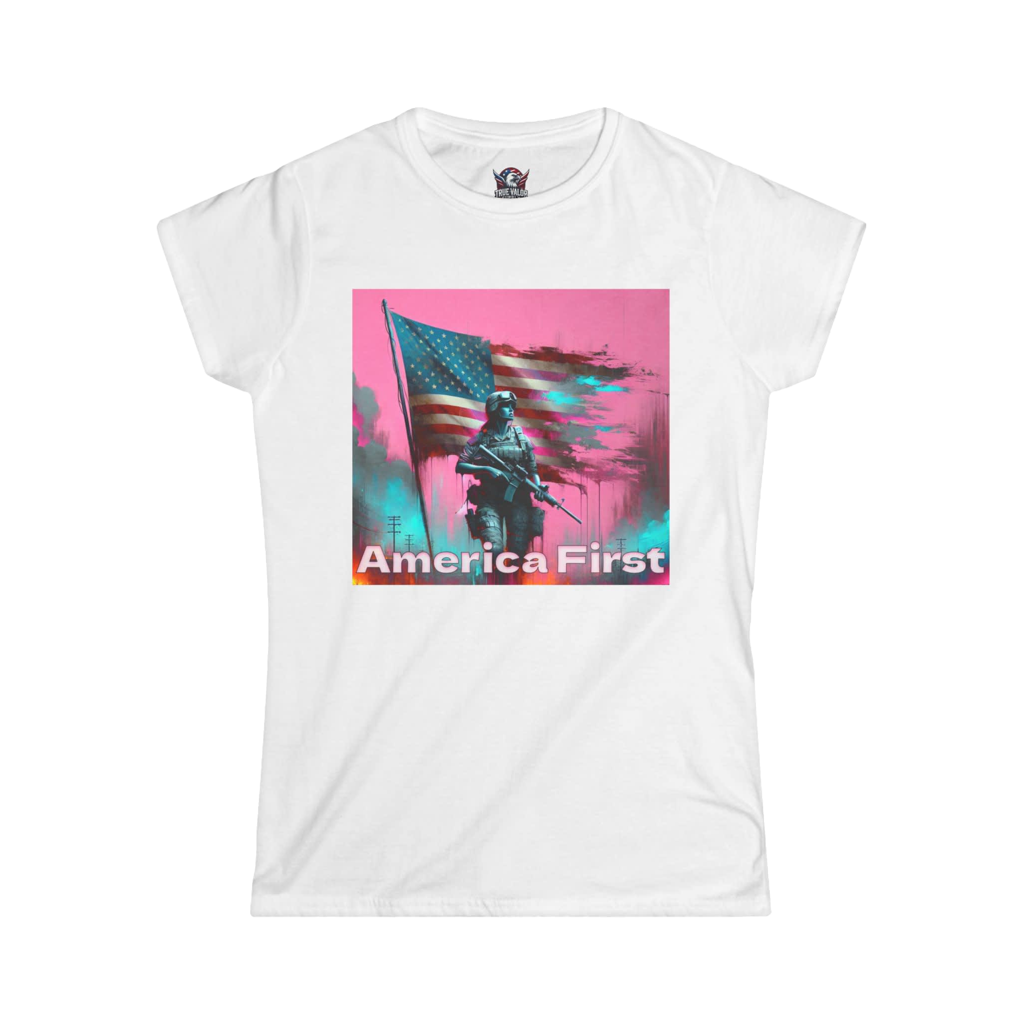 AMERICA FIRST : Women's Tee G7