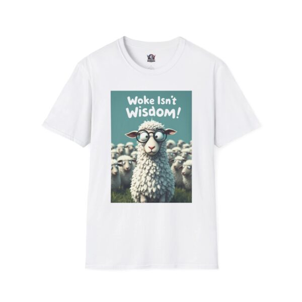 WOKE ISN'T WISDOM :  Sheep Men's Tee B2