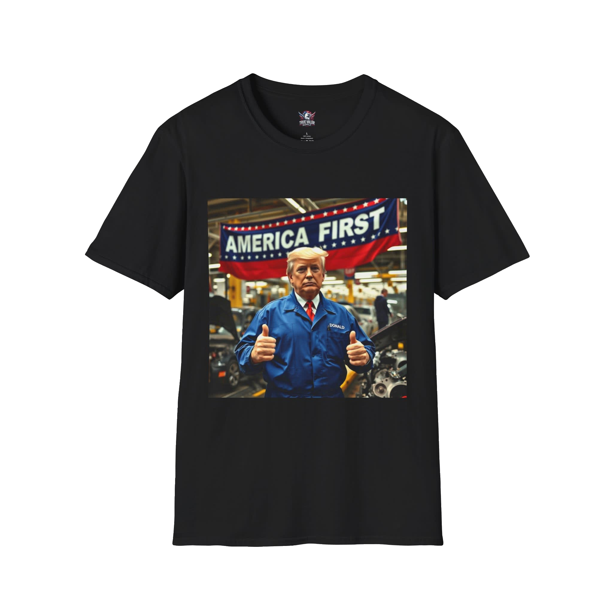 AMERICA FIRST : Trump Auto Men's Tee A1