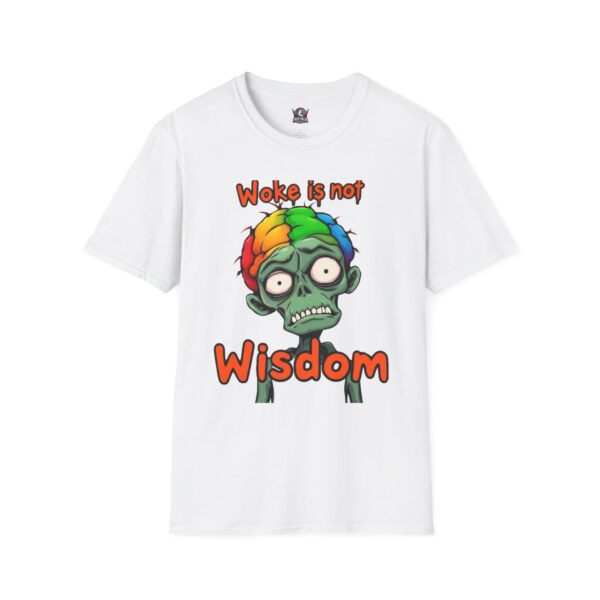 WOKE ISN'T WISDOM :  Zombie Brain Men's Tee E5