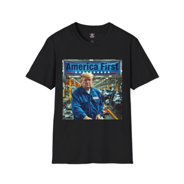 AMERICA FIRST : Trump Auto Men's Tee D4