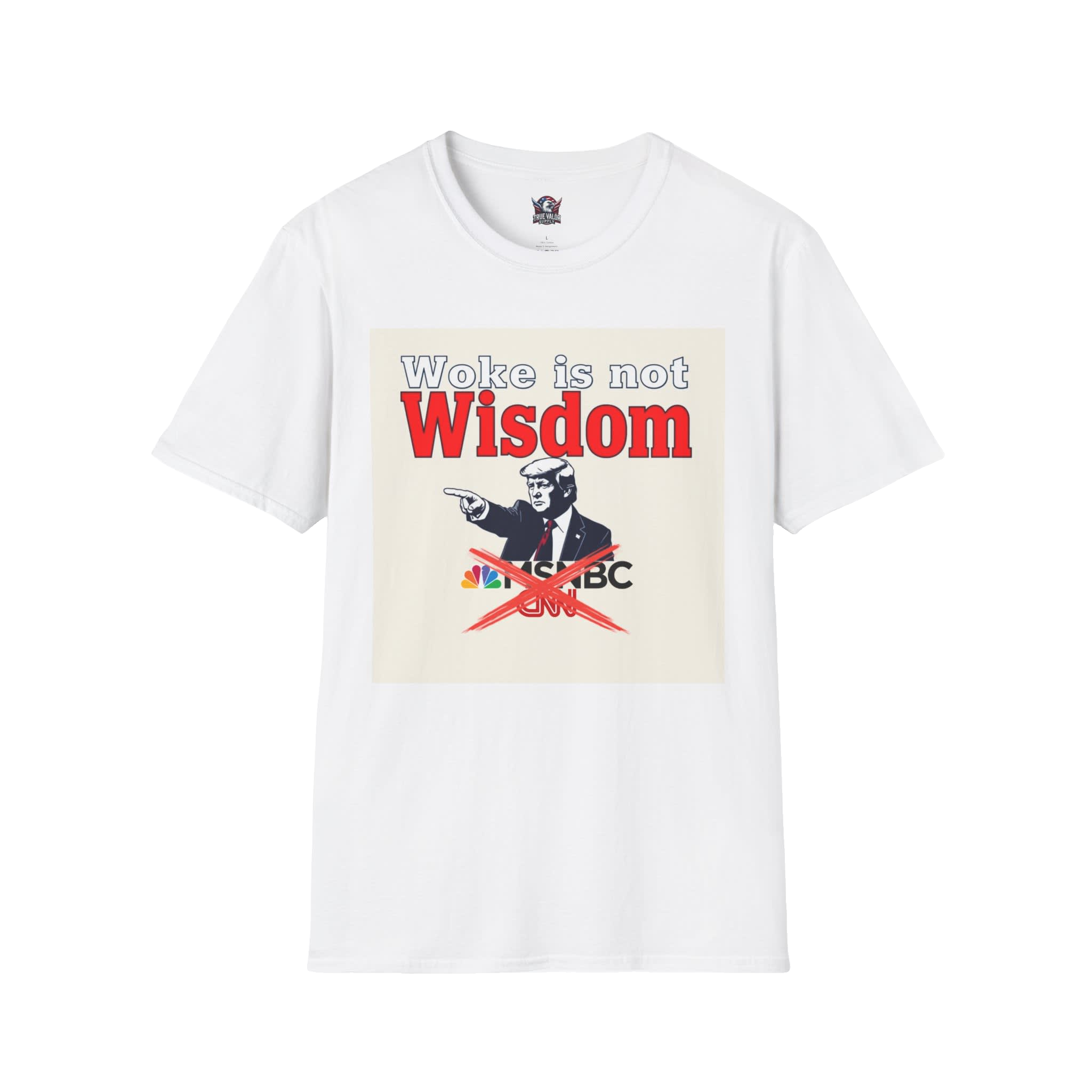 WOKE ISN'T WISDOM : DT Men's Tee B2