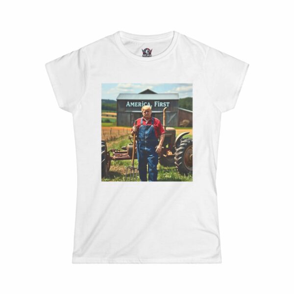 AMERICA FIRST : Farmer Trump Women's Tee A1