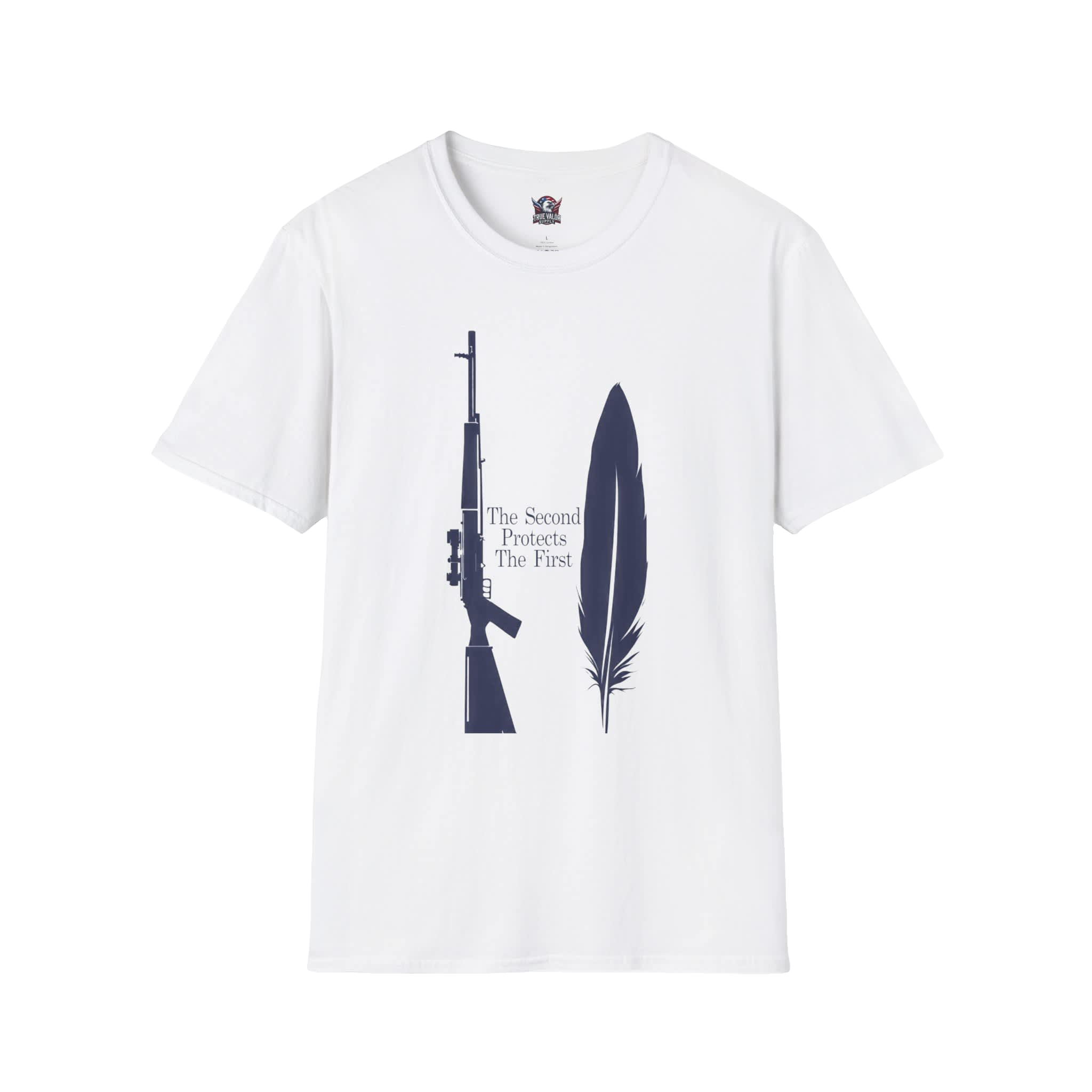 THE SECOND PROTECTS THE FIRST: Men's Tee H8