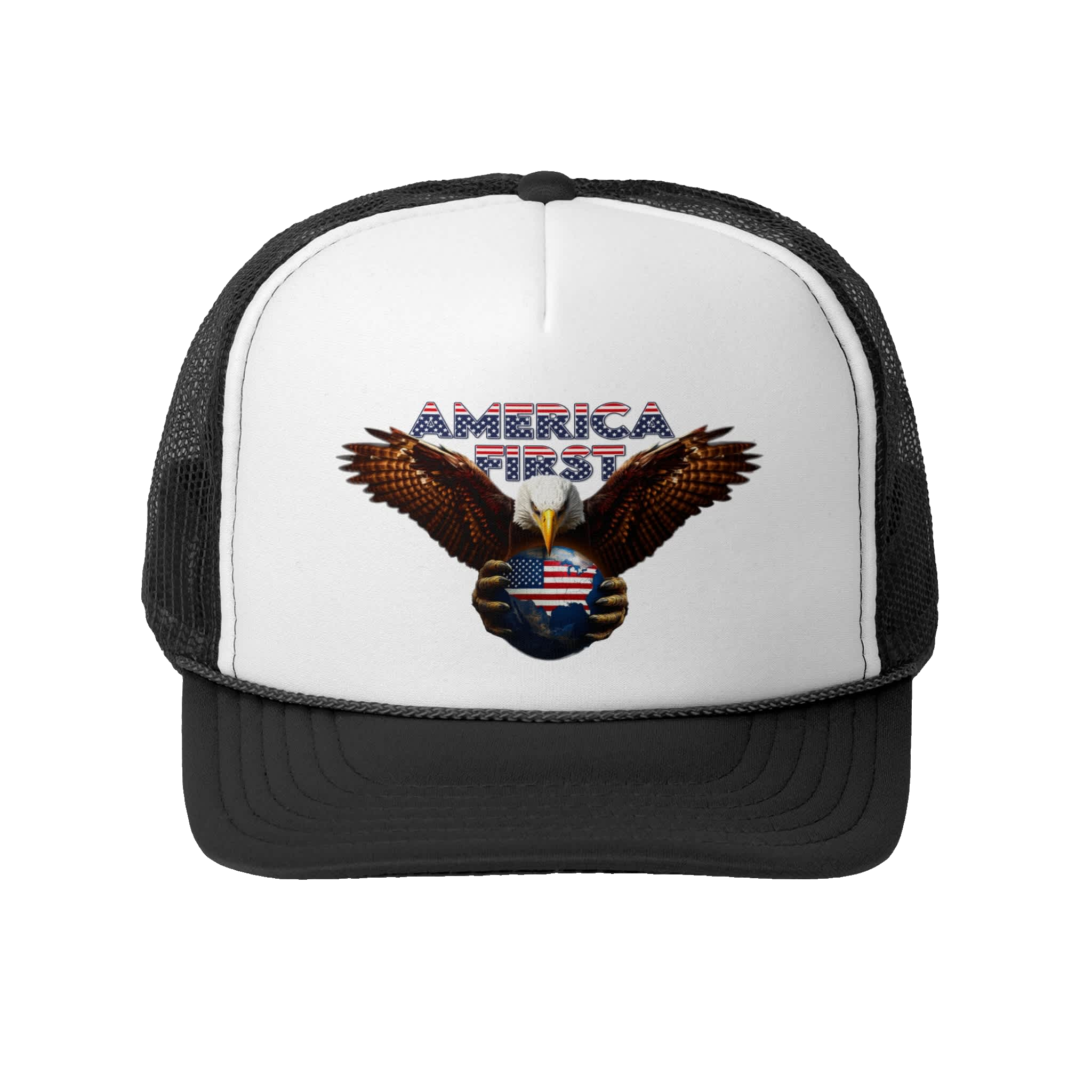 AMERICA FIRST: Trucker Hat D4