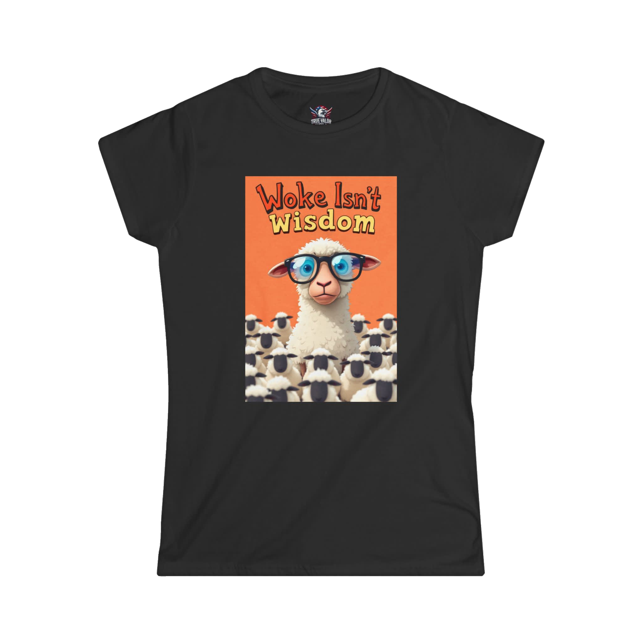 WOKE ISN'T WISDOM : Sheep Women's Tee A1