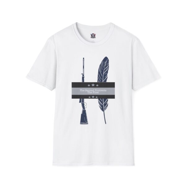 THE SECOND PROTECTS THE FIRST: Men's Tee E5
