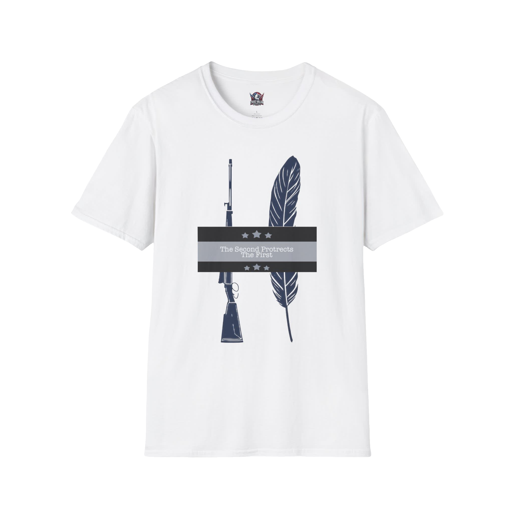 THE SECOND PROTECTS THE FIRST: Men's Tee E5