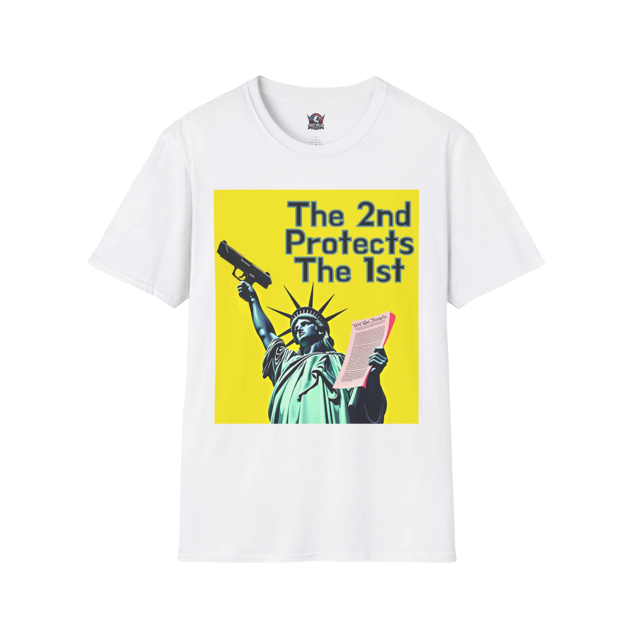 THE SECOND PROTECTS THE FIRST: Men's Tee C3