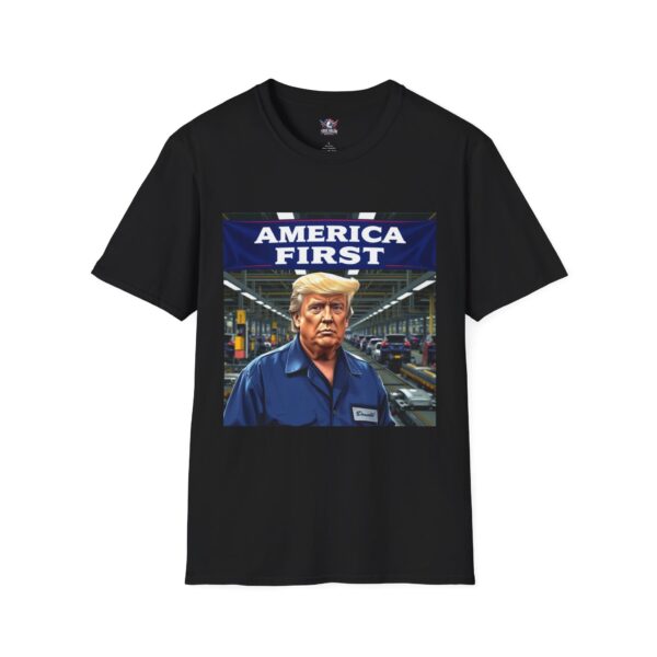 AMERICA FIRST : Trump Auto Men's Tee F6