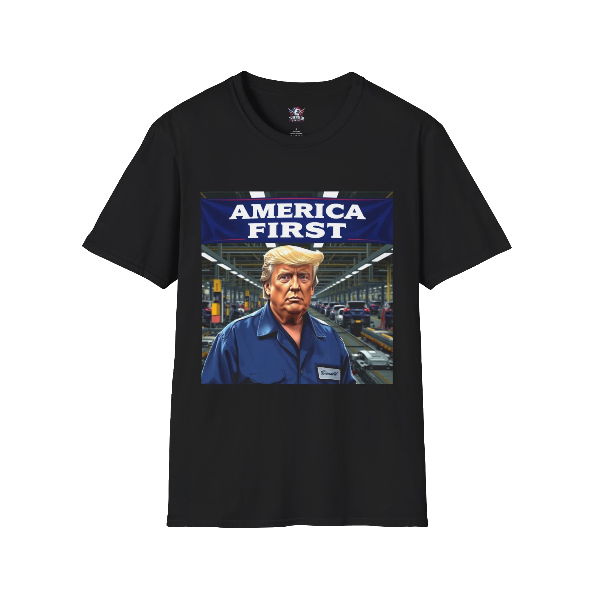 AMERICA FIRST : Trump Auto Men's Tee F6