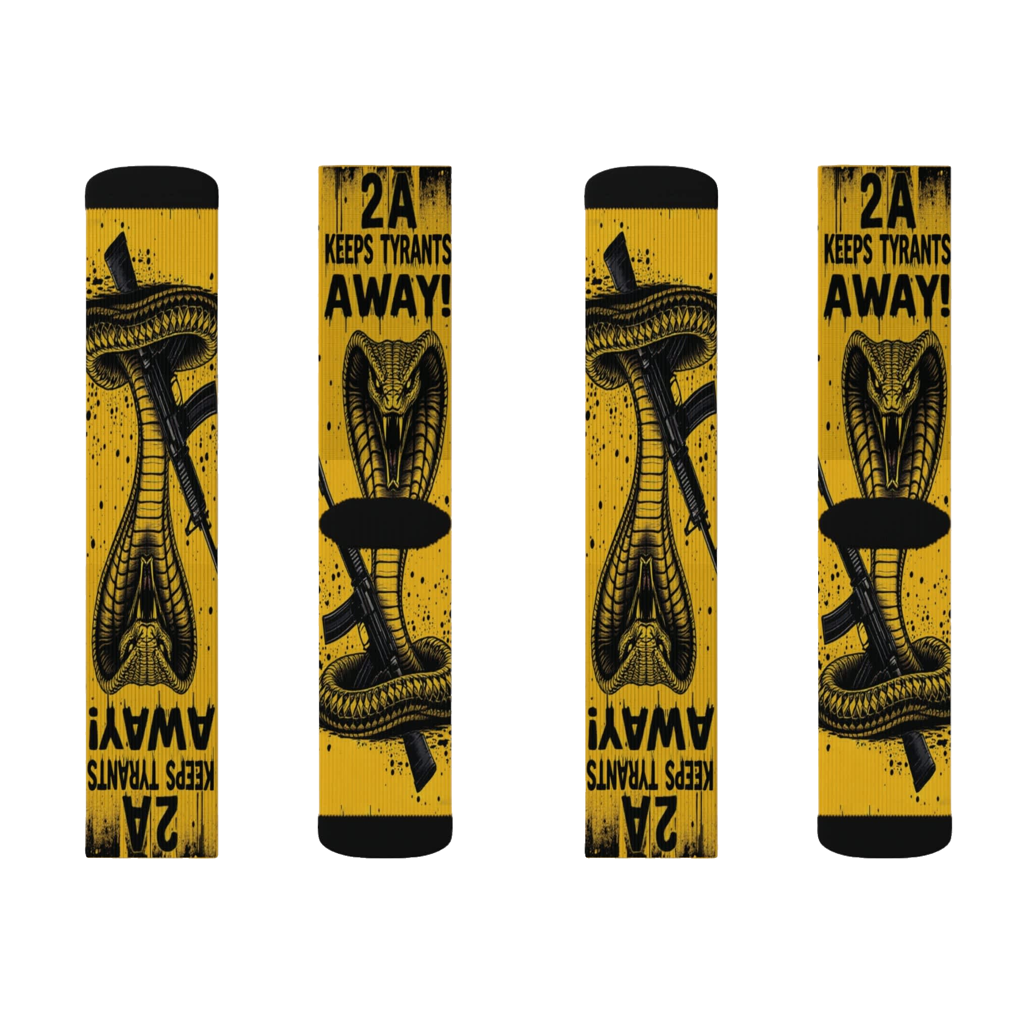 2A KEEPS TYRANTS AWAY: Unisex Socks A1