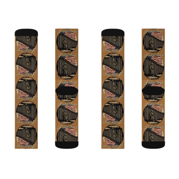 FREEDOM OVER FEAR: Unisex Socks B2