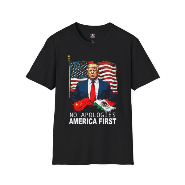 AMERICA FIRST COLLECTION: Patriotic Trump Mens Tee C3