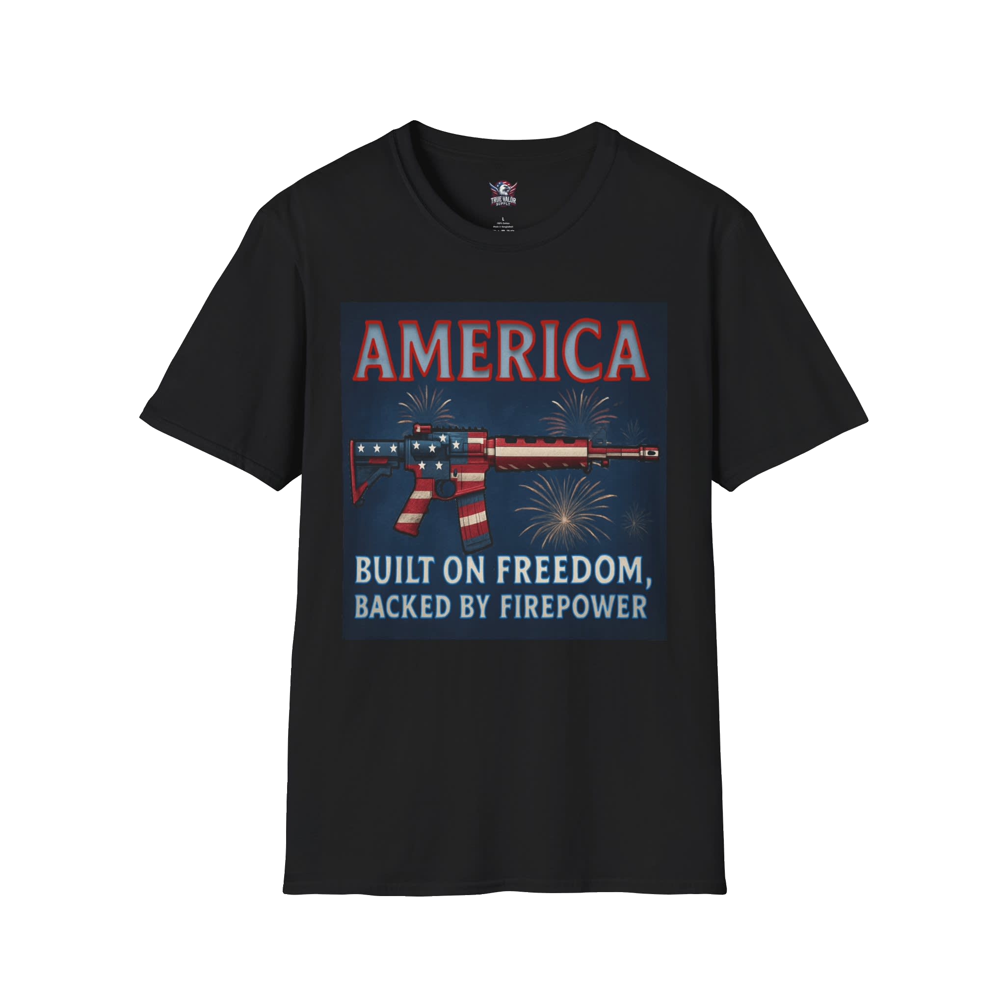 BUILT ON FREEDOM: Mens Tee A1