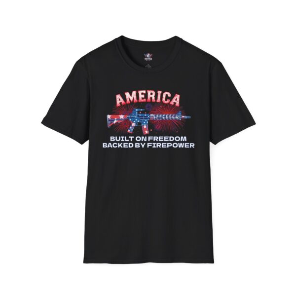 BUILT ON FREEDOM: Mens Tee A1