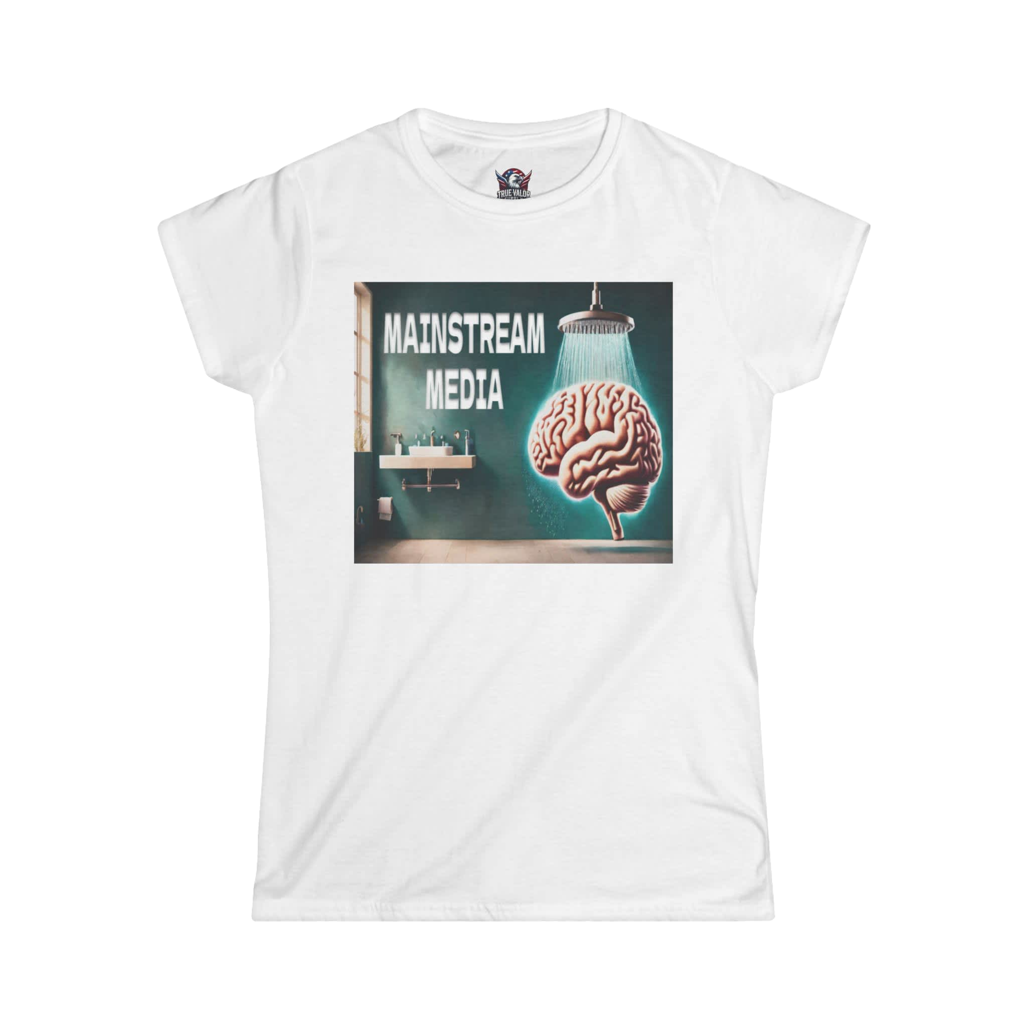 WOKE ISN'T WISDOM COLLECTION: Shower Wash Women's Tee I9