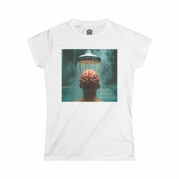 WOKE ISN'T WISDOM COLLECTION: Shower Wash Women's Tee J10