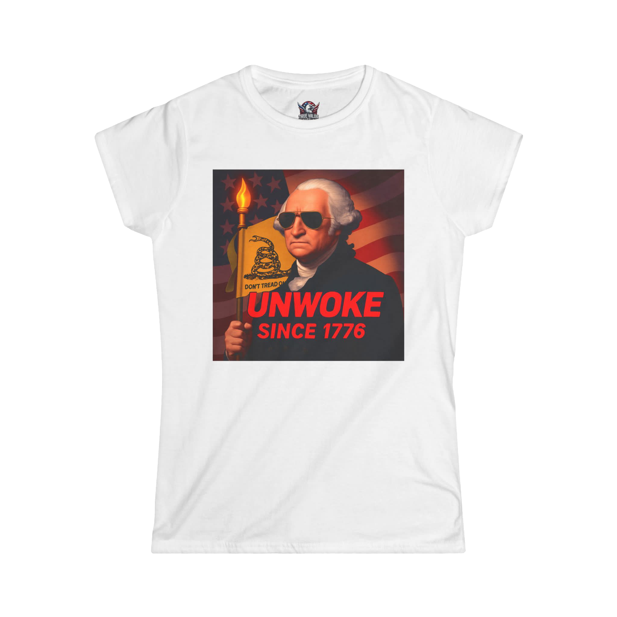 UNWOKE SINCE 1776: Women's Tee A1