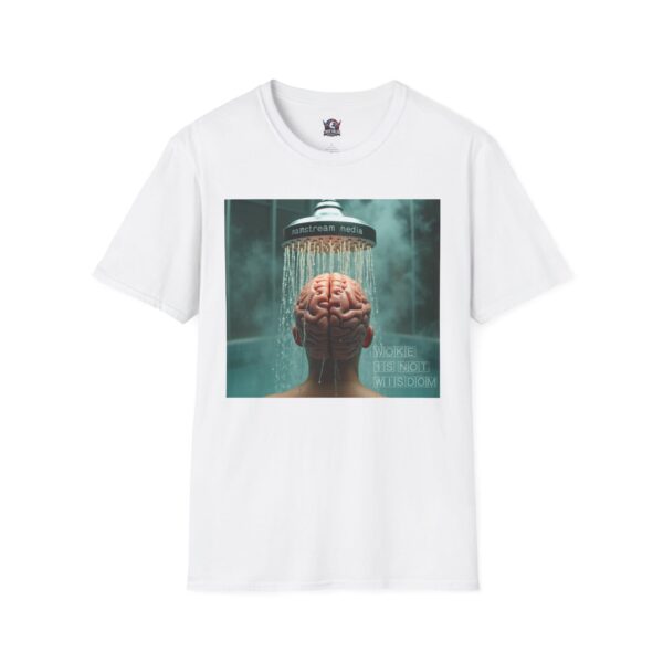 WOKE ISN'T WISDOM COLLECTION:  Shower Wash Men's Tee J10