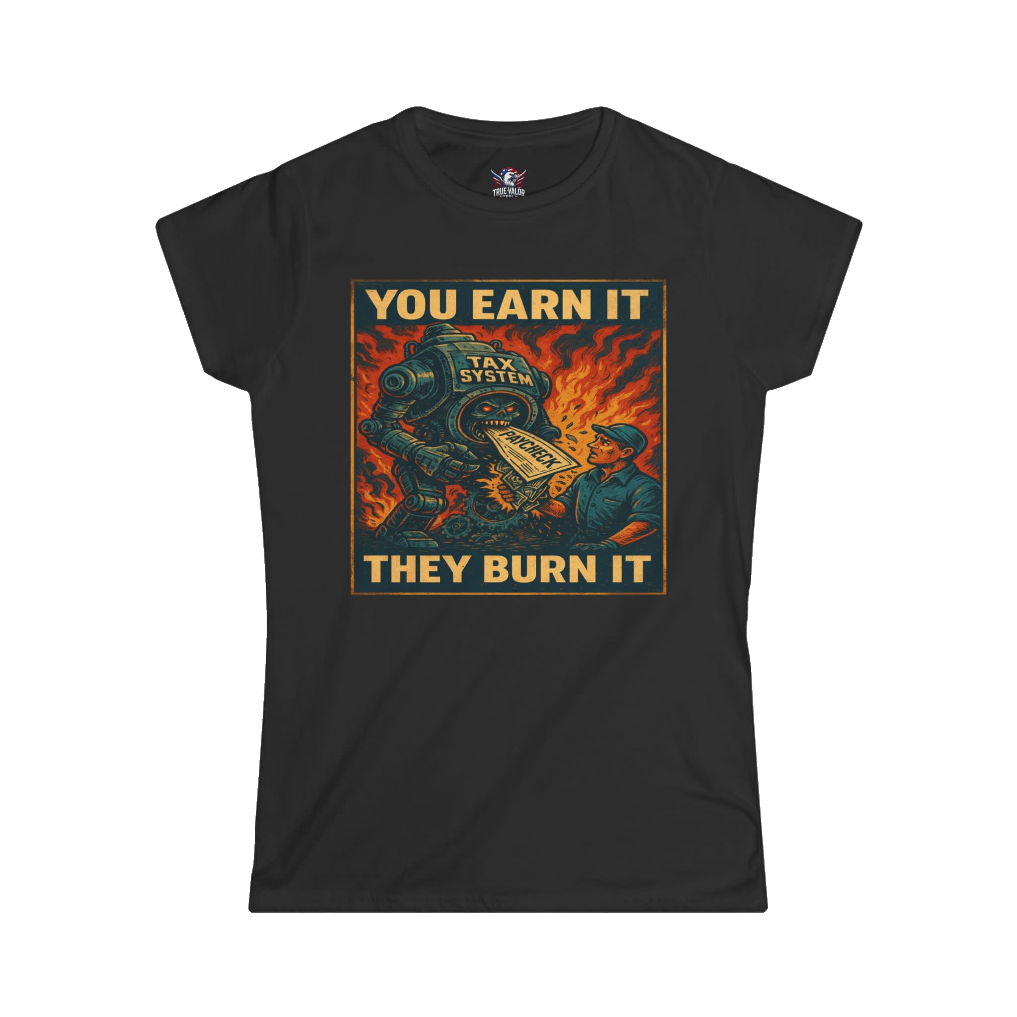YOU EARN IT COLLECTION: Women's Tee D4