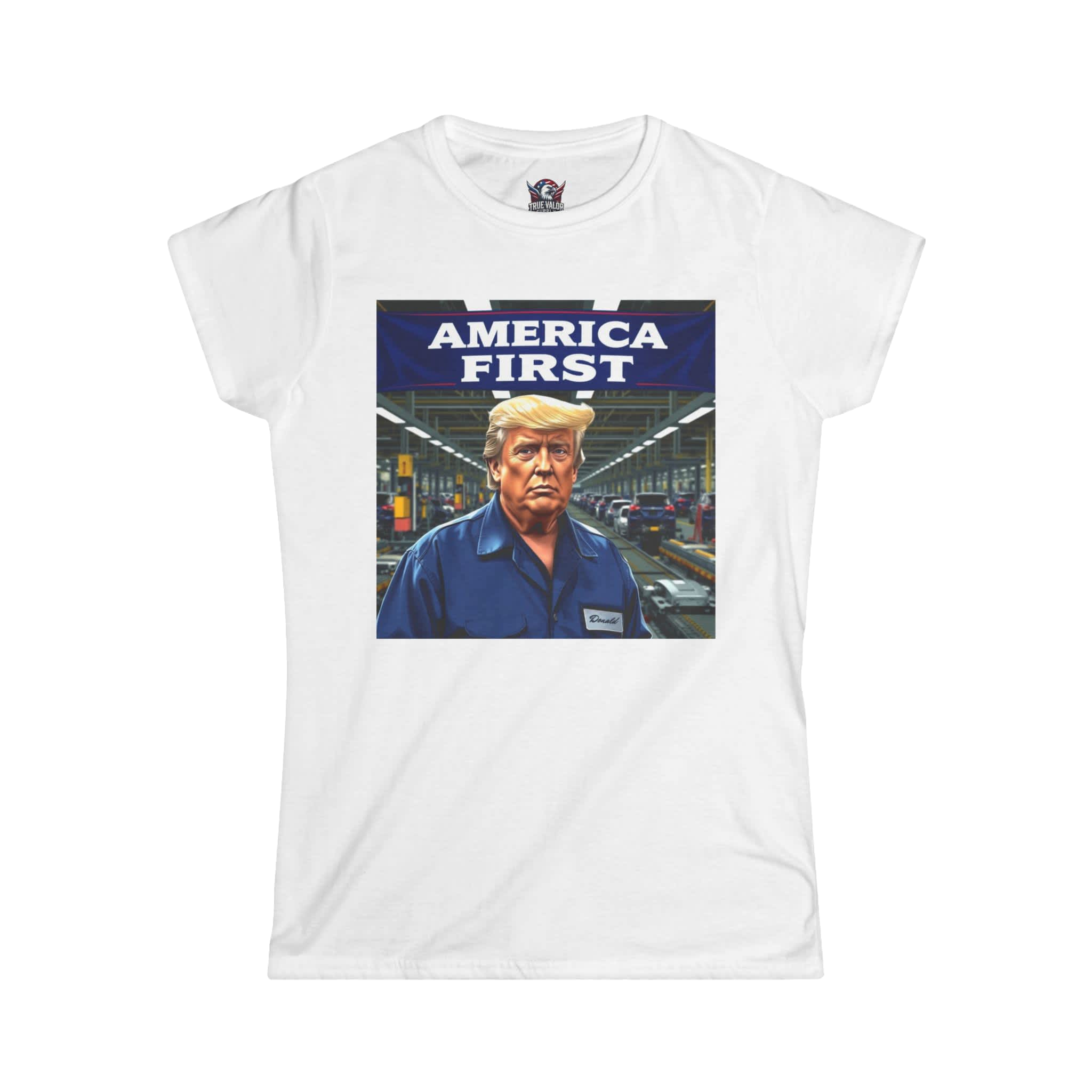 AMERICA FIRST COLLECTION: Trump Auto Women's Tee f6