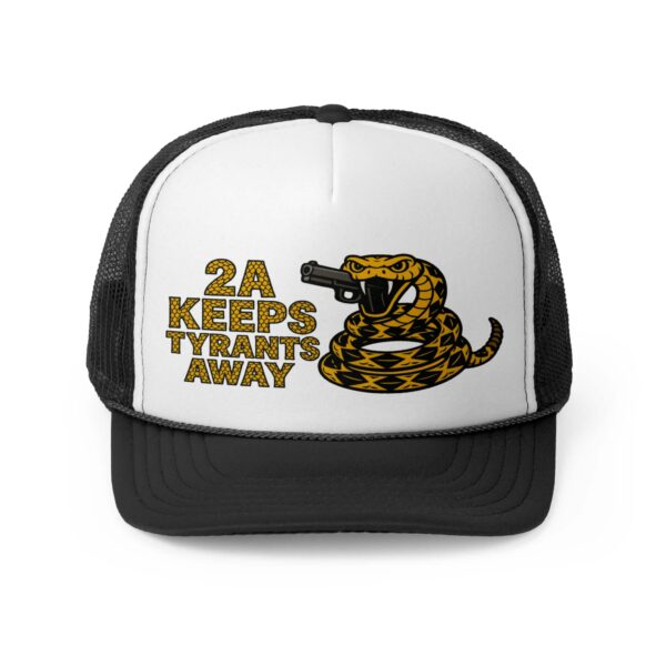 2A KEEPS TYRANTS AWAY: Trucker Hat A1