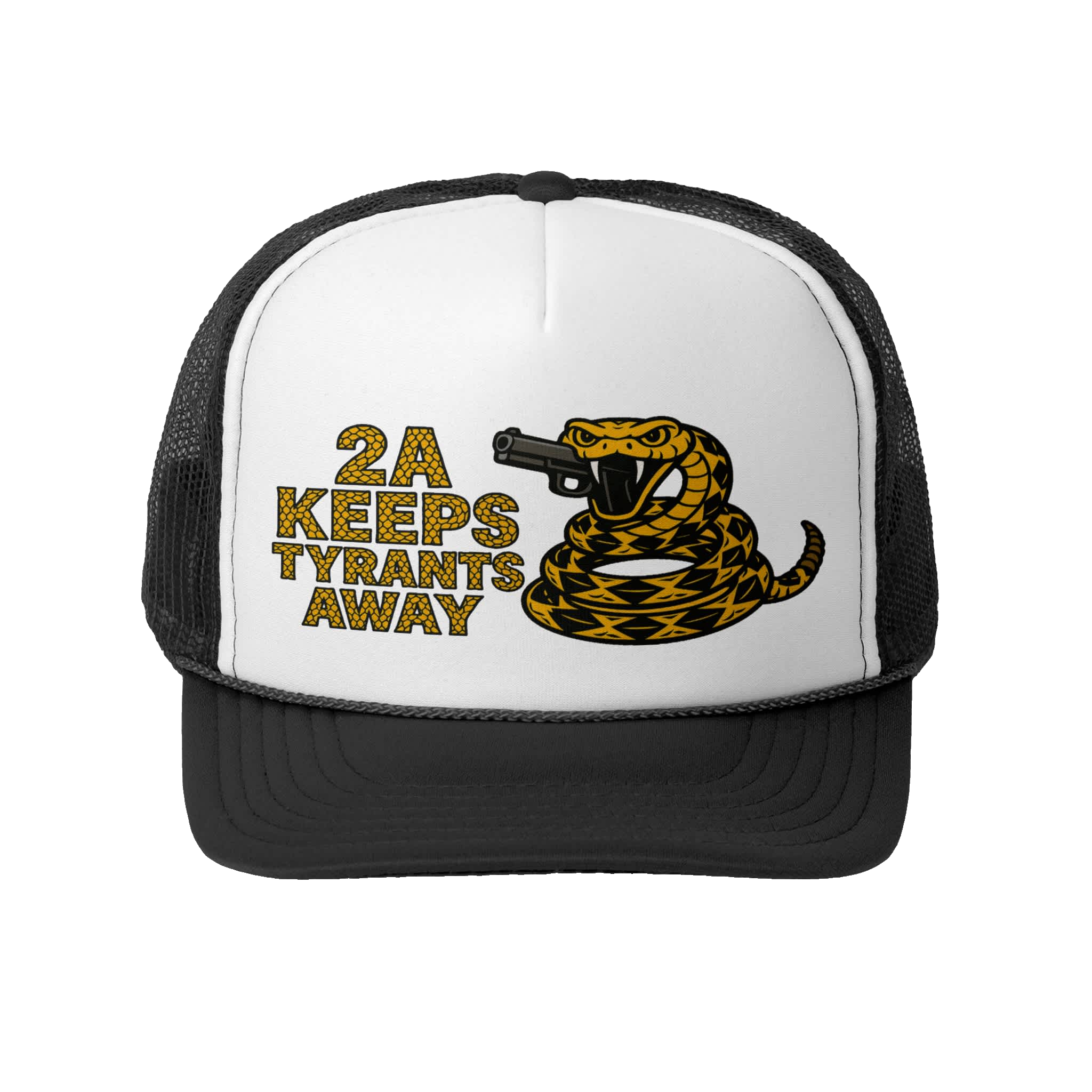 2A KEEPS TYRANTS AWAY: Trucker Hat A1