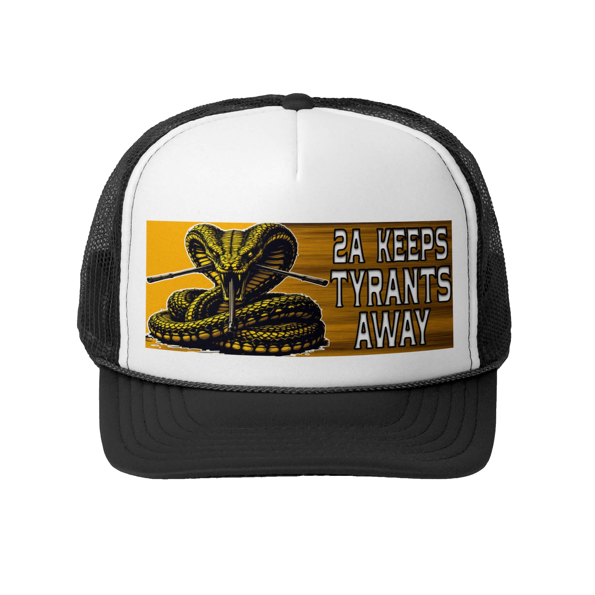 2A KEEPS TYRANTS AWAY: Trucker Hat C3
