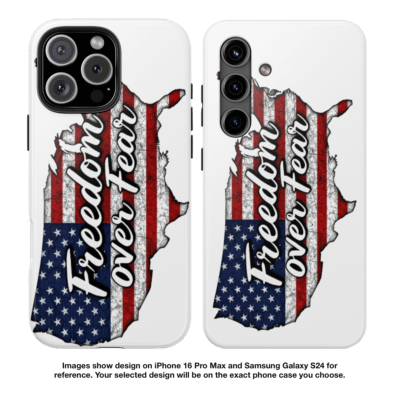 FREEDOM OVER FEAR: iPhone & Samsung Phone Case A1