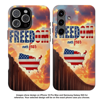 FREEDOM OVER FEAR: iPhone & Samsung Phone Case B2