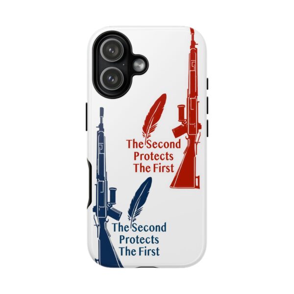 THE SECOND PROTECTS THE FIRST: Cell Phone Case A1