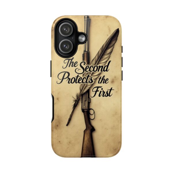 THE SECOND PROTECTS THE FIRST: Cell Phone Case B2
