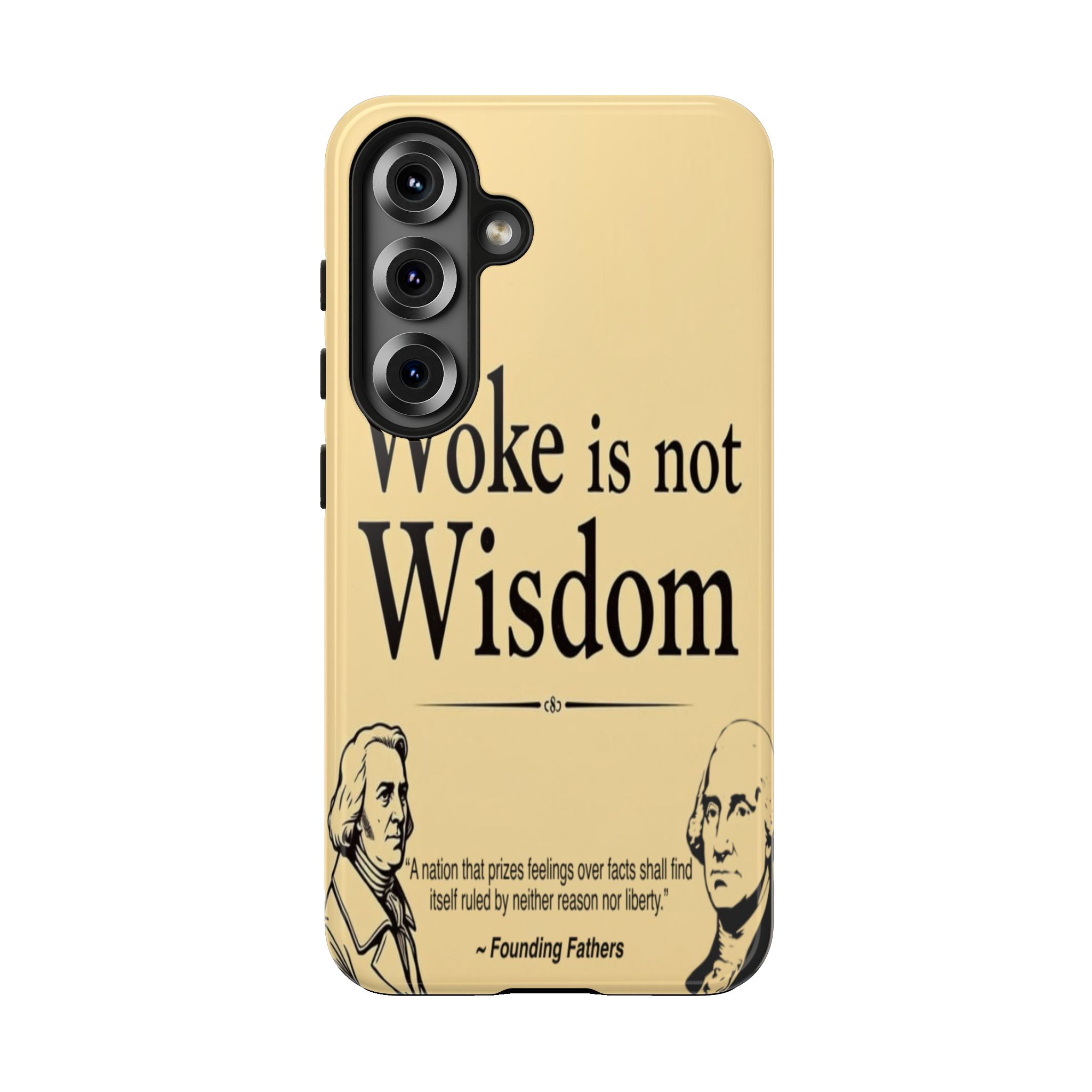 WOKE IS NOT WISDOM: Cell Phone Case A1