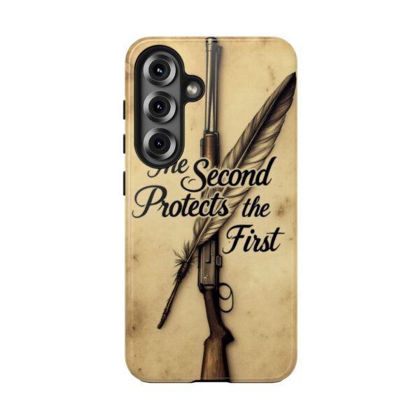 THE SECOND PROTECTS THE FIRST: Cell Phone Case B2