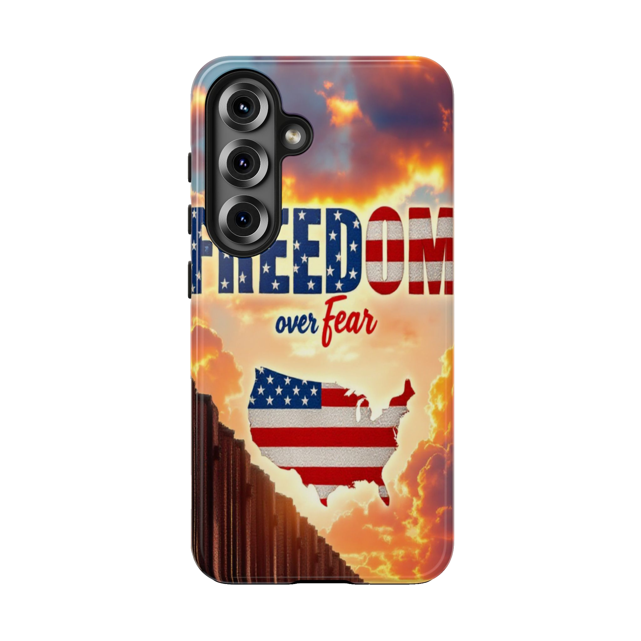 FREEDOM OVER FEAR: Cell Phone Case A1